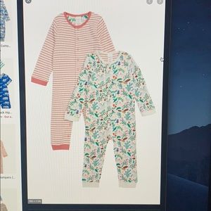 Baby Boden Romper PJs - 2 pack